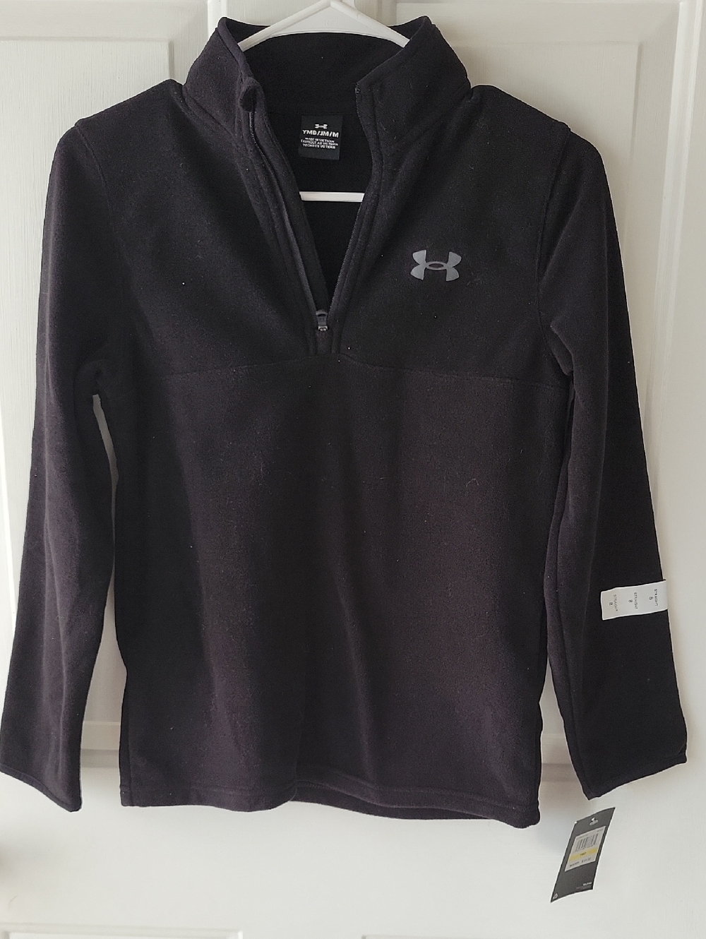 Under Armour Black Half-Zip Fleece Pullover